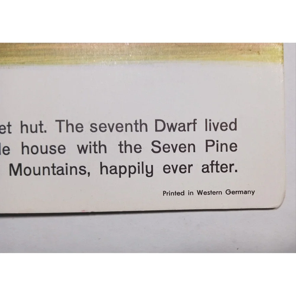 Sixes and Sevens, Jill Tomlinson, Child's‎ Counting Book, Dwarfs, W. Germany